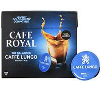 Café Royal Lungo 48 capsules Compatibles avec le système Nescafé (R)* Dolce Gusto (R)* - Lot de 3X16 - intensité 4/10 - certifié UTZ - 100% Arabica
