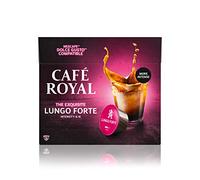 Café Royal Lungo Forte 48 capsules Compatibles avec Nescafé (R)* Dolce Gusto (R)* - Lot de 3X16 - intensité 8/10 - certifié UTZ - 100% Arabica