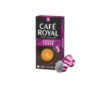 Café Royal Lungo Forte Lot de 10 capsules de café Nespresso Swiss Original