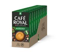 Café Royal, Café Aromatisé à la Noisette, 100 Capsules Compatibles Nespresso(R), Aluminium Recyclé à 80%, Certifié Rainforest Alliance, 100% Café Arabica