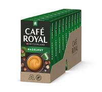 Café Royal, Café Aromatisé à la Noisette, 100 Capsules Compatibles Nespresso(R), Aluminium Recyclé à 80%, Certifié Rainforest Alliance, 100% Café Arabica