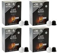 Café Royal Ristretto - Capsules de café compatibles Nespresso®, 100% Arabica, torréfaction foncée, intensité 11/12, 36 capsules