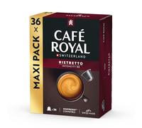 Café Royal Capsules aluminium Ristretto – 100% Arabica, intensité 11/12 – x36 compatibles Nespresso