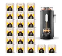 CAFE ROYAL SWITZERLAND PROFESSIONAL Machine à Café CoffeeB Globe Noir 1.3L avec 180 Coffee Balls Expresso - 100% Compostables