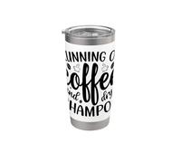 Café Running On et shampoing sec Gobelet isotherme en acier inoxydable double paroi
