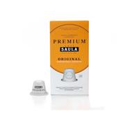 Café Saula Boîte de 10 Capsules compostables Café Original Compatibles Nespresso