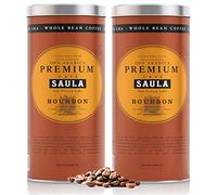 Café Saula grain, Pack de 2 boîtes de 500 gr. Premium Bourbon 100% Arabica