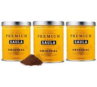 Café Saula, Pack de 3 boîtes de 250 gr. Café Premium Original 100% arabica moulu