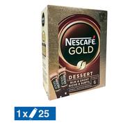 Café soluble Nescafé Gold Dessert, boîte de 25 sticks