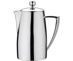 Café Stål Art Deco Cafetière 1200 ml en Acier Inoxydable 18/10, Finition Miroir