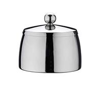 Café Stål Art Deco Sucrier en Acier Inoxydable 18/10, Finition Miroir