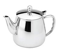 Café Stal Bx Series Théière classique en acier inoxydable 18/10 avec poignées creuses Cool Touch polies, 355 ml