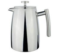 Café Stål Cafetière à Piston en Acier Inoxydable, 8 Tasses Expresso, Finiton Miroir