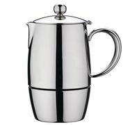 Café Stal Cafetière Italienne en Acier Inoxydable 18/10, 10 Tasses Expresso (580 ml) BEC-10M