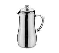 Café Stål Elements Cafetière 1200 ml Double Paroi en Acier Inoxydable, Finition Miroir, 4 Tasses