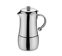 Café Stål Elements Cafetière Italienne 4 Tasses Expresso en Acier Inoxydable, Finition Miroir