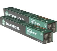 Café Starbucks Pike Place Roast, lot de 2, Lungo, Medium Roast, café torréfié, compatible Nespresso, capsules de café, 20 capsules