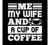 café Stickers lettrage 54.6x60.1cm N'abîme pas le mur Blanc