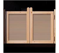 Café Swing Door Saloon Cafe Swinging Doors, Porte battante Vintage for Cuisine intérieure Salon, Porte Demi-Taille Western Cowboy,Wood Color,70x80cm
