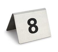 café table tags, 1 à 50/1 100, double face for une reconnaissance facile, affichage du numéro de bureau, carte d'étiquette, siège table 4, x,8 cm/n°. 1-100/L:40*L:50Mm(50)
