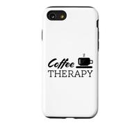 Café Thérapie Tasse À Café Design Humour Look Vintage Coque pour iPhone SE (2020) / 7/8