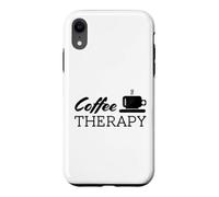 Café Thérapie Tasse À Café Design Humour Look Vintage Coque pour iPhone XR