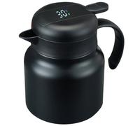 Café thermique Carafe, théière thermique thermique 34 oz théière en acier inoxydable avec infuseur isolé carié thermique Jug chaud/froid rétention, style 2
