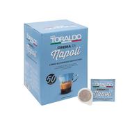 Toraldo Lot de 50 capsules de café mélange crème de Naples ESE 44 mm