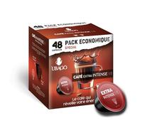 Café Ubago en Capsules Café Espresso Extra Intense, Capsules compatibles Dolce Gusto, Intensité 8/8, Offre de 48 unités