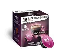 Café Ubago en Capsules Café Espresso Intense, Capsules compatibles Dolce Gusto, Intensité 7/8, Offre de 48 unités