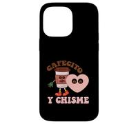Cafecito y chisme Coffee Cups Coque pour iPhone 14 Pro Max