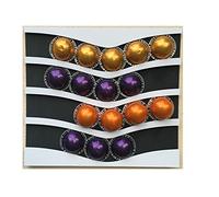 Cafedeco distributeur compatible pour capsules VERTUO Nespresso et compatible capsules DOLCE GUSTO V4HN 33x29x1cm