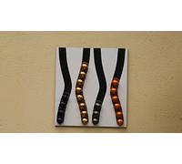 Cafedeco distributeur porte capsules design compatible nespresso 4DN capacité 40 capsules, dosettes 33x29x1cm