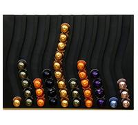 Cafedeco distributeur présentoir pour 100 capsules compatible capsules nespresso 10BK 47x33x1cm