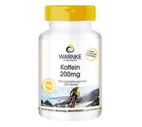 Caféine Comprimés 200mg - Haute Dose - Vegan - 250 Pièces | Warnke Vitalstoffe - Qualité des pharmacies allemandes
