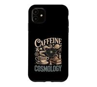 Caféine et cosmologie Astronomie Amateur de café Coque pour iPhone 11