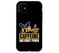 Cafeine et Honey Power Bruning Beekeepers and Coffee Coque pour iPhone 11