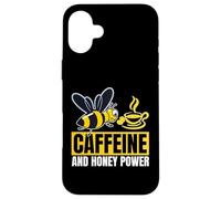 Cafeine et Honey Power Bruning Beekeepers and Coffee Coque pour iPhone 16 Plus