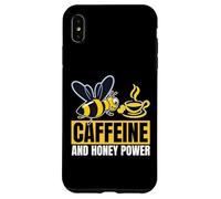 Cafeine et Honey Power Bruning Beekeepers and Coffee Coque pour iPhone XS Max
