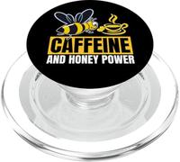 Cafeine et Honey Power Bruning Beekeepers and Coffee PopSockets PopGrip pour MagSafe