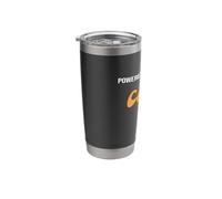 Caféine et les bonnes intentions - amateur de café amusant Gobelet isotherme en acier inoxydable double paroi