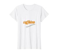 Caféine et Les Bonnes Intentions - Amateur de café Amusant T-Shirt Graphique avec Valeur