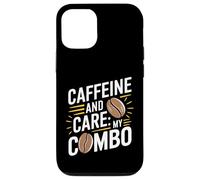Caféine et Soins My Combo Coffee Nurse Coque pour iPhone 12/12 Pro