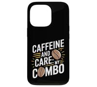 Caféine et Soins My Combo Coffee Nurse Coque pour iPhone 13 Pro