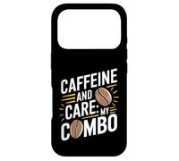 Caféine et Soins My Combo Coffee Nurse Coque pour iPhone 17 Pro