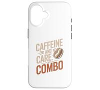 Caféine et Soins My Combo Coffee Nurse Doctor Coque pour iPhone 16