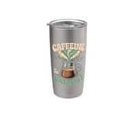 Caféine Is My Catalyst Funny Science Coffee Gobelet isotherme en acier inoxydable double paroi