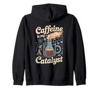 Caféine is My Catalyst Funny Science Coffee Sweat à Capuche