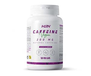 Caféine Naturelle de HSN | 200 mg | Approvisionnement de 4 Mois | Extraction de Grains de Café Vert | Énergie Maximale + Stimulant | Non-OGM, Végétalien, Sans Gluten | 120 Capsules Végétales