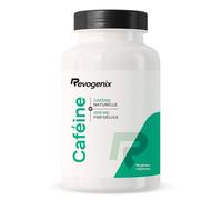 Caféine Pure 200 mg par Gélule | Energie et Concentration | 90 Jours de Cure par Flacon | Améliore Endurance et Performances Sportives | Brûleur de Graisses Thermogénique | Gélules Vegan | Revogenix